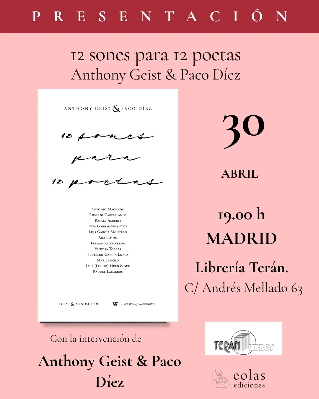 Presentación Teran 12 sones para 12 poetas