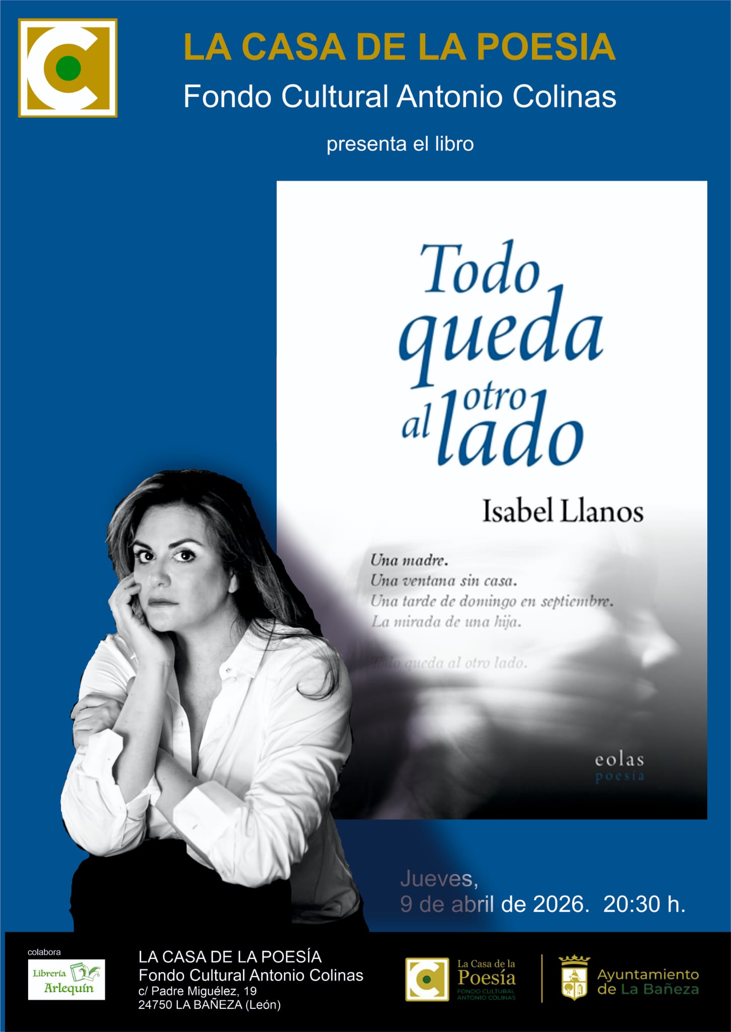 TODO QUEDA AL OTRO LADO_Cartel presentación_La Bañeza